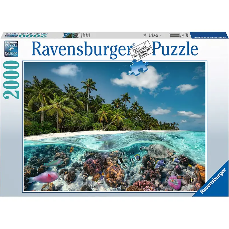 Puzzle 2000 Pezzi un Tuffo alle Maldive - puzzle adulti