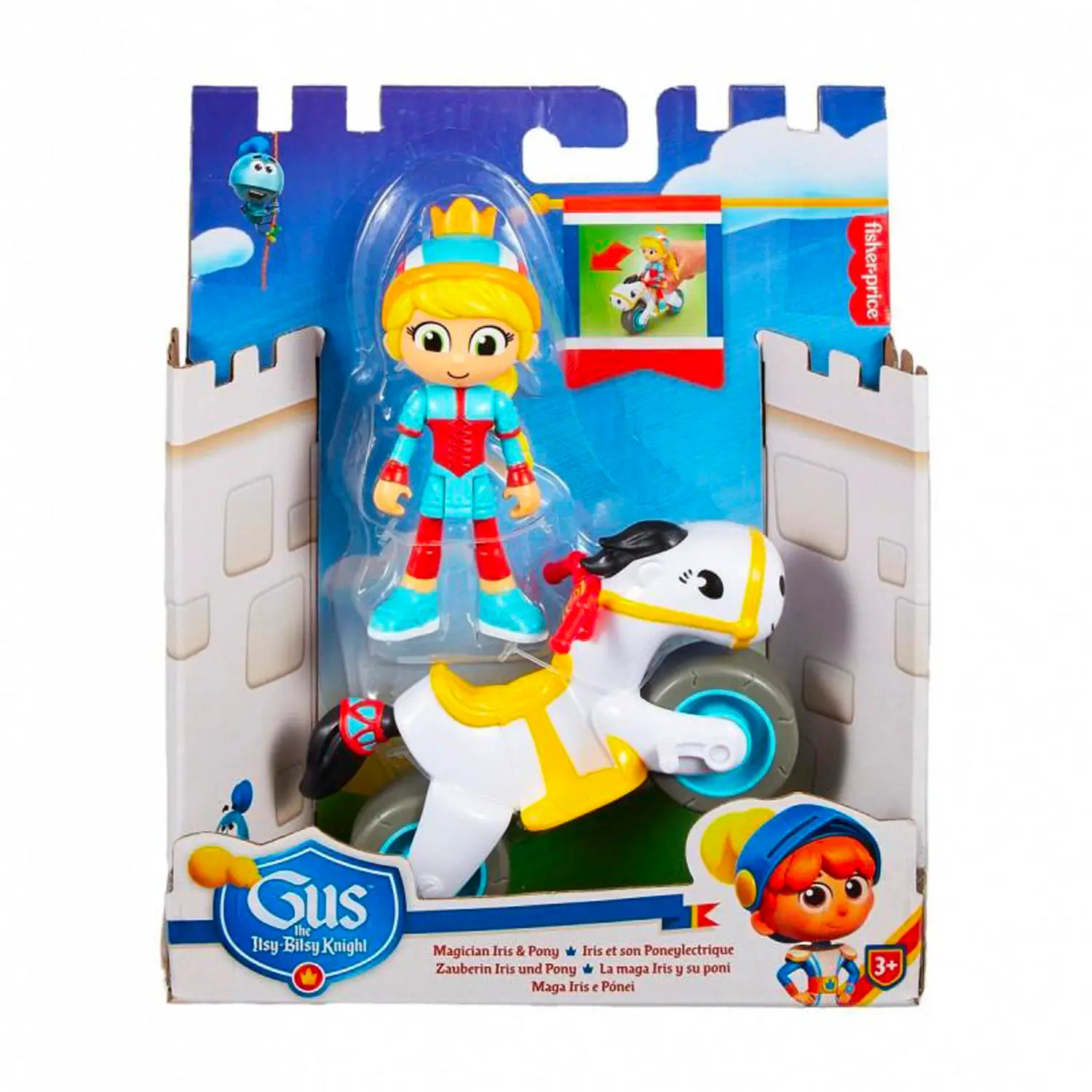 Gus Mini Maxi Cavaliere Fata Iris Base HGK25 - Personaggio e Pony - action figures ed accessori