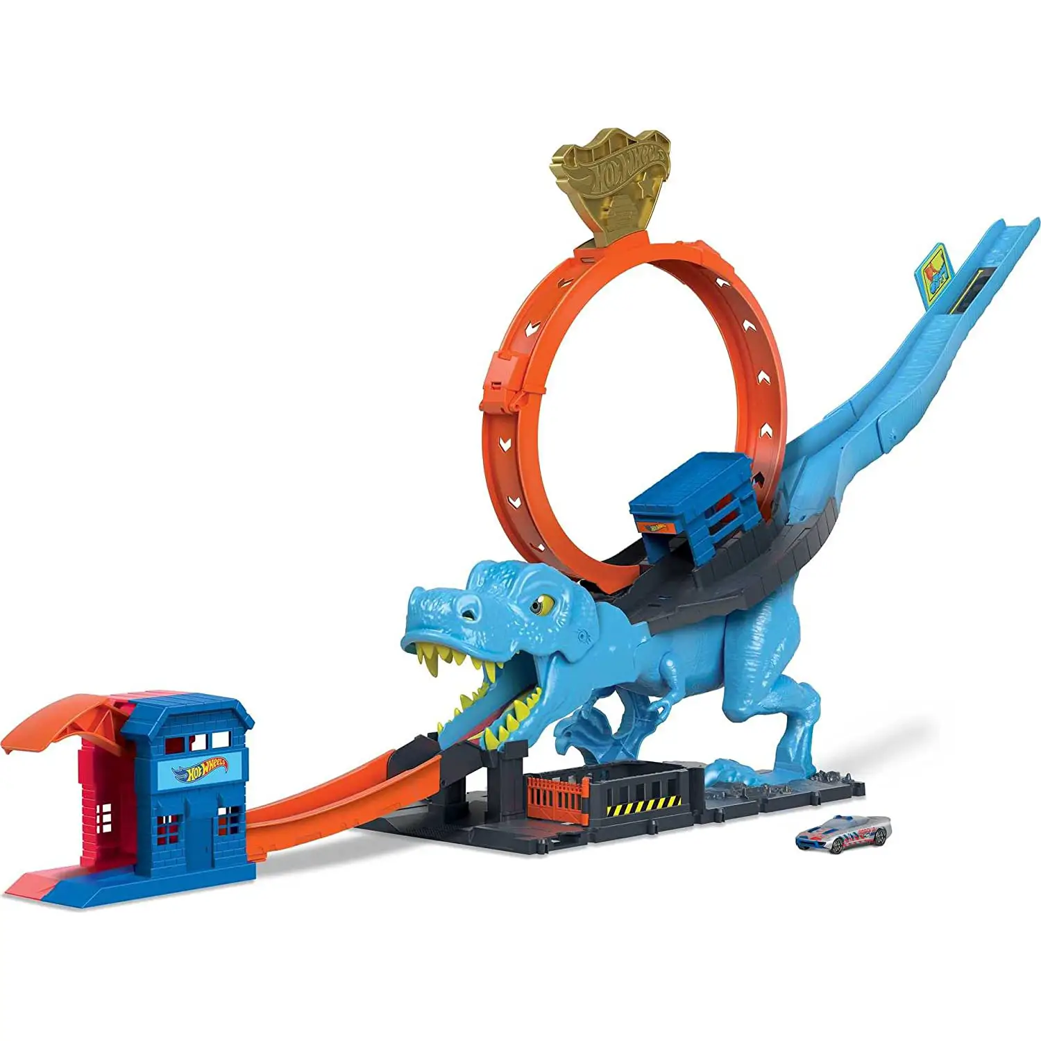 Hot Wheels City Sfraccia Sul T-Rex - play set