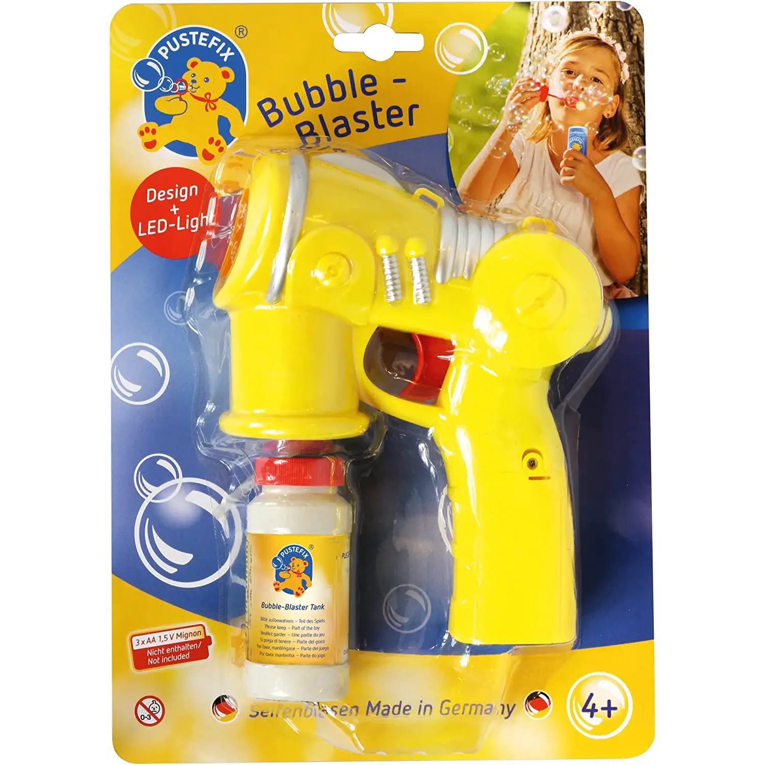 Bubble Blaster – Sparabolle di Sapone con Liquido 60 ml - Giochi acqua e sabbia
