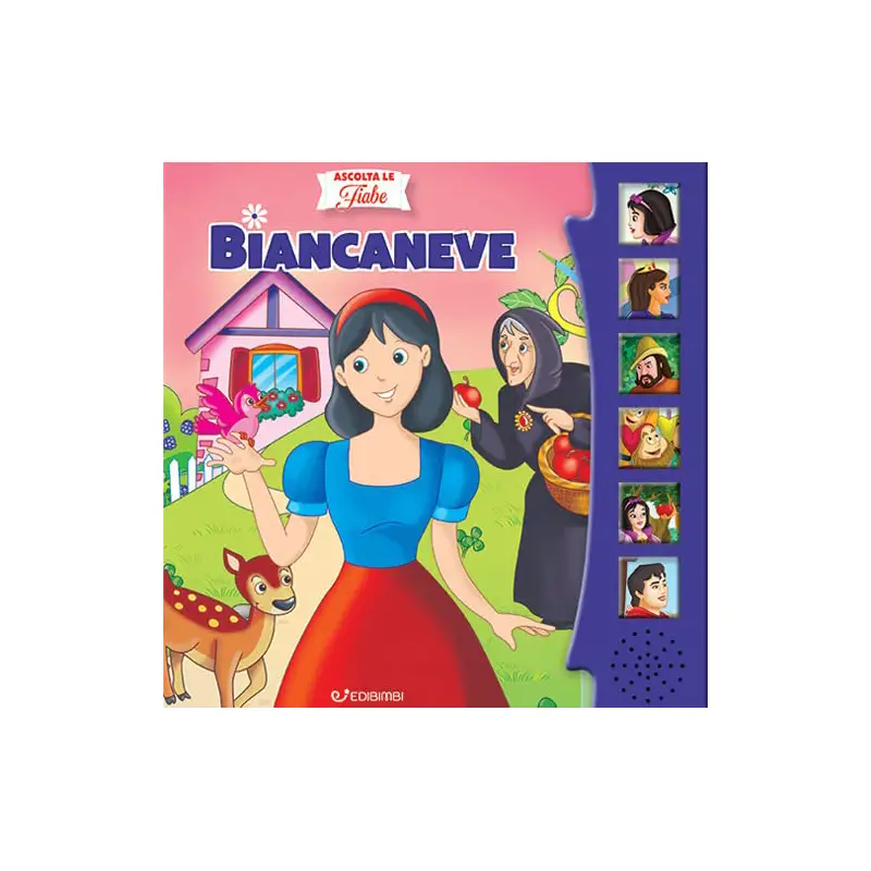 LIBRO ASCOLTA LE FIABE - BIANCANEVE - Prima biblioteca