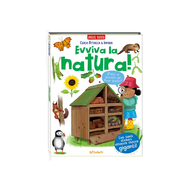 LIBRO CERCA ATTACCA & IMPARA - NATURA - Prima biblioteca