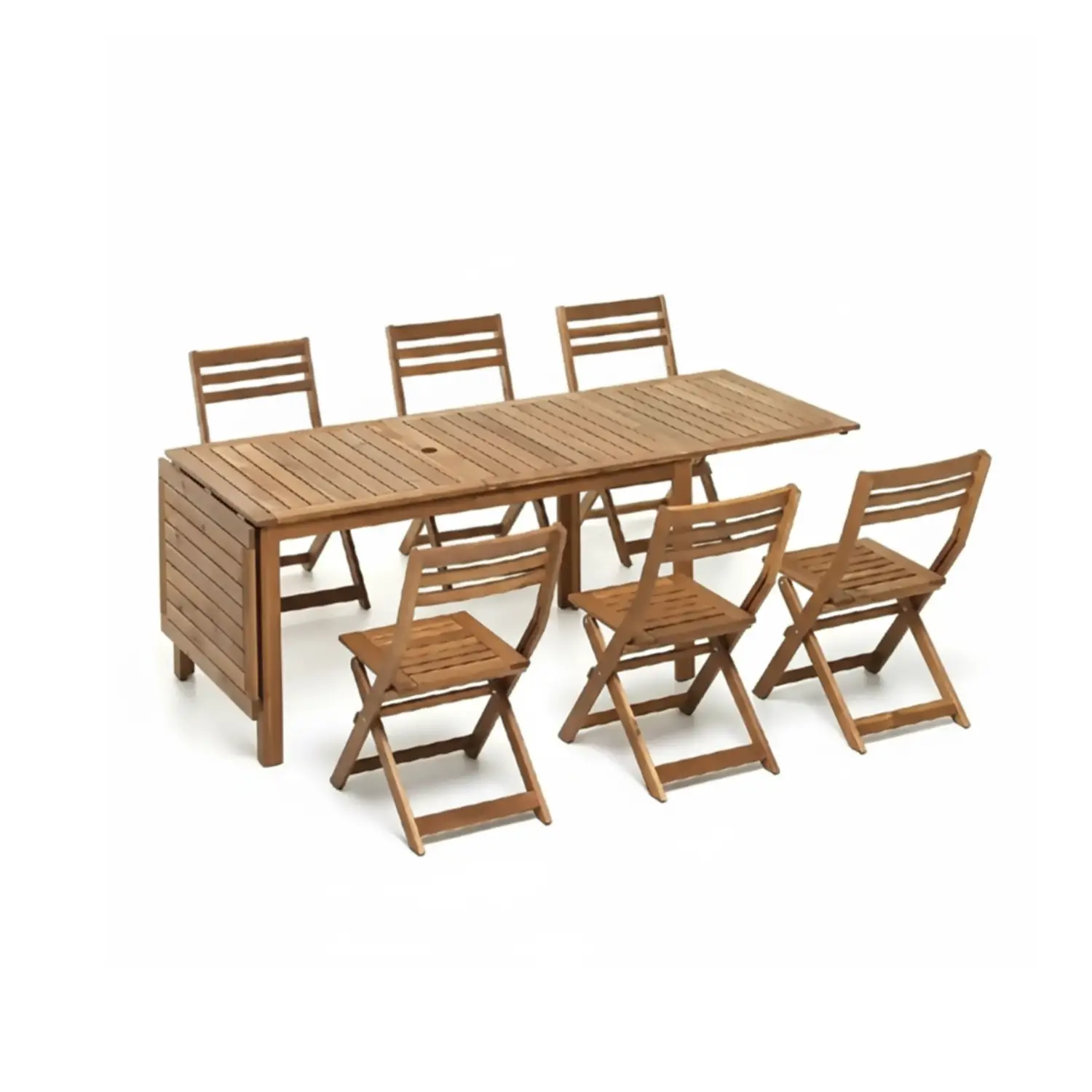 Tavolo Arleston Allungabile Acacia 140/197/254x78 cm. - tavoli, sedie e poltroncine