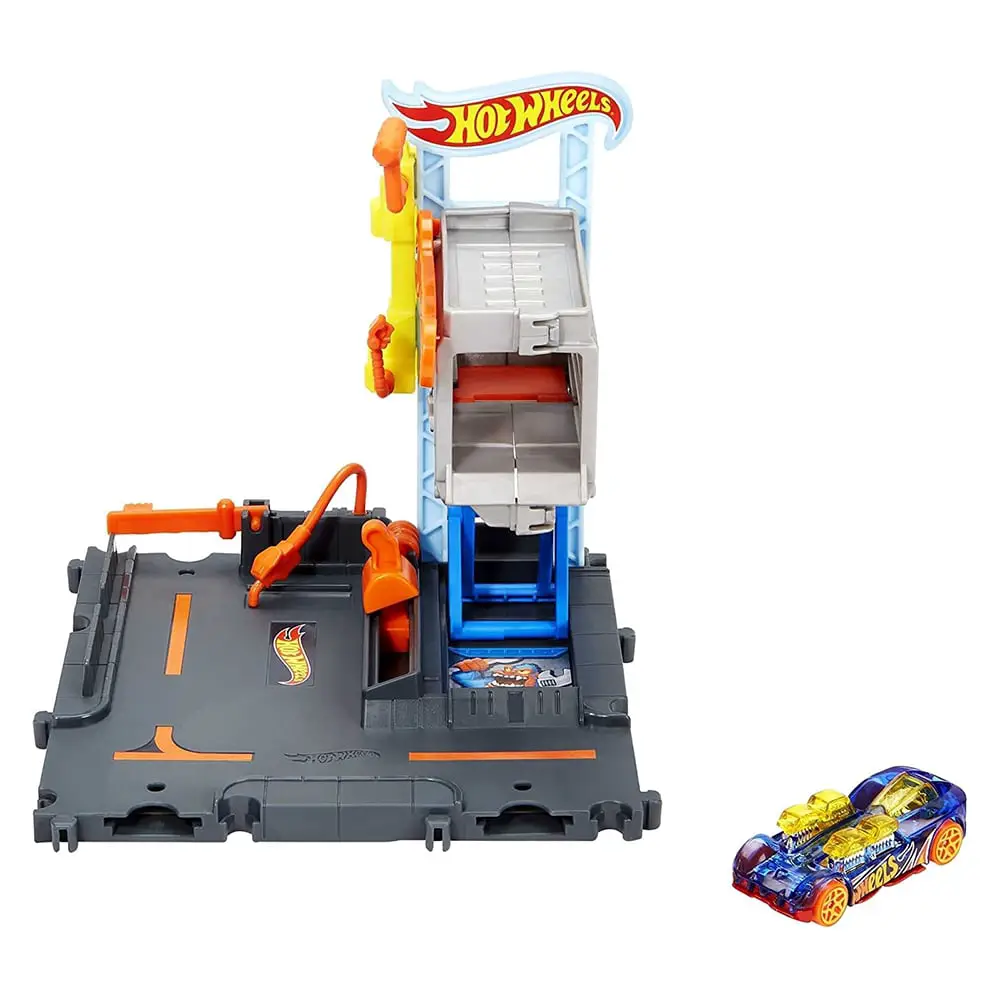 Hot Wheels City Downtown Tune Up Shop - action figures ed accessori