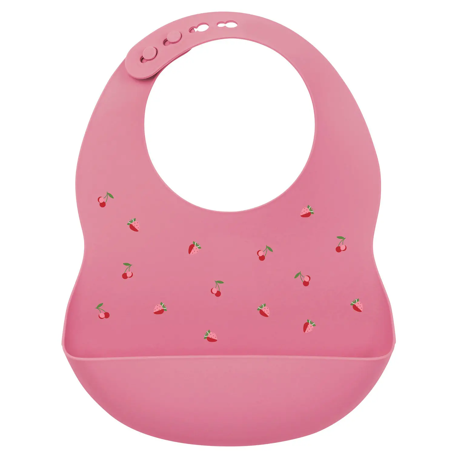 Bavaglino Morbido Stampato Rosa - Sicurezza e igiene