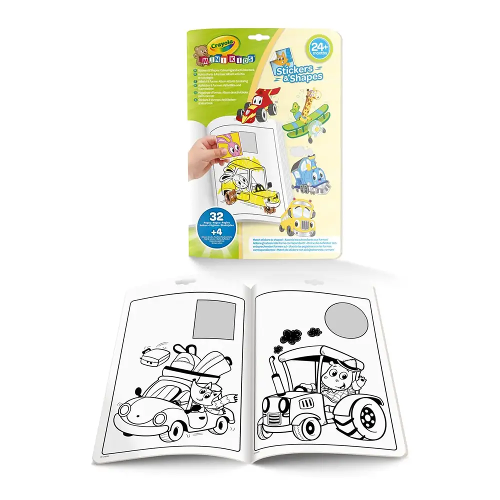 Album Color & Shapes Whimsical Wheels - Manuali per attività creative