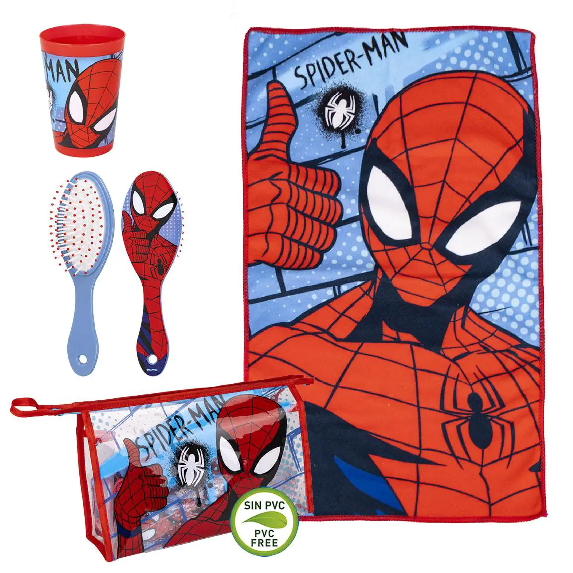 Spiderman Beauty Case da Viaggio Con Accessori - cura della persona