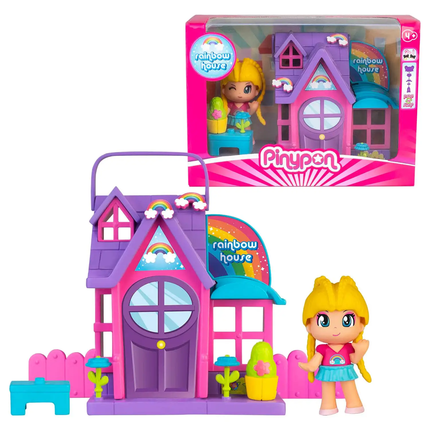 Pinypon Casetta Dell'Arcobaleno - collezionabili bambina
