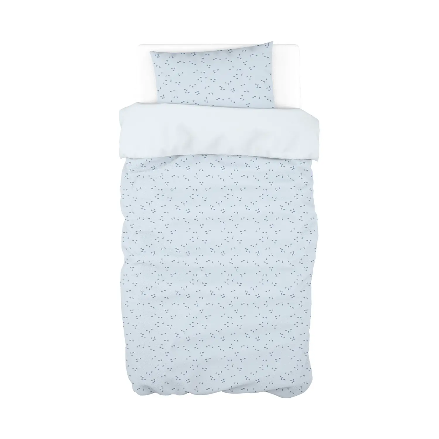 Copripiumino con Federa Letto Light Blue Ballons - piumoni