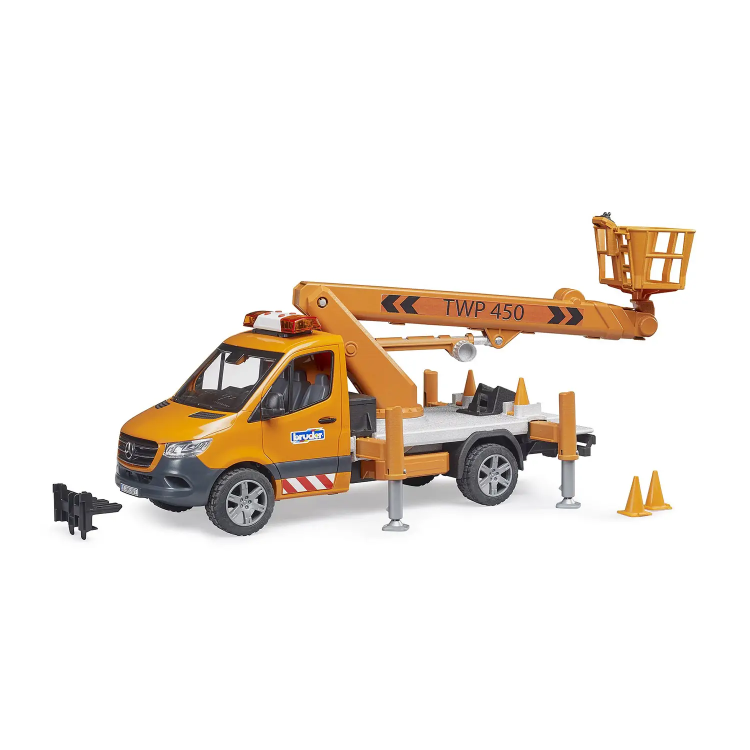 Mecrcedes Benz Sprinter con Piattaforma di Lavoro e Modulo Light + Sound - modellini