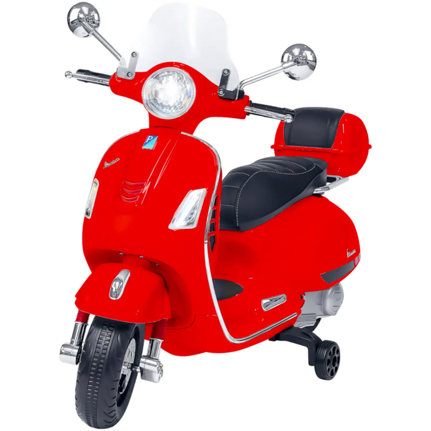 Moto Elettrica per Bambini Vespa Gts Super Sport 12V Rossa - moto