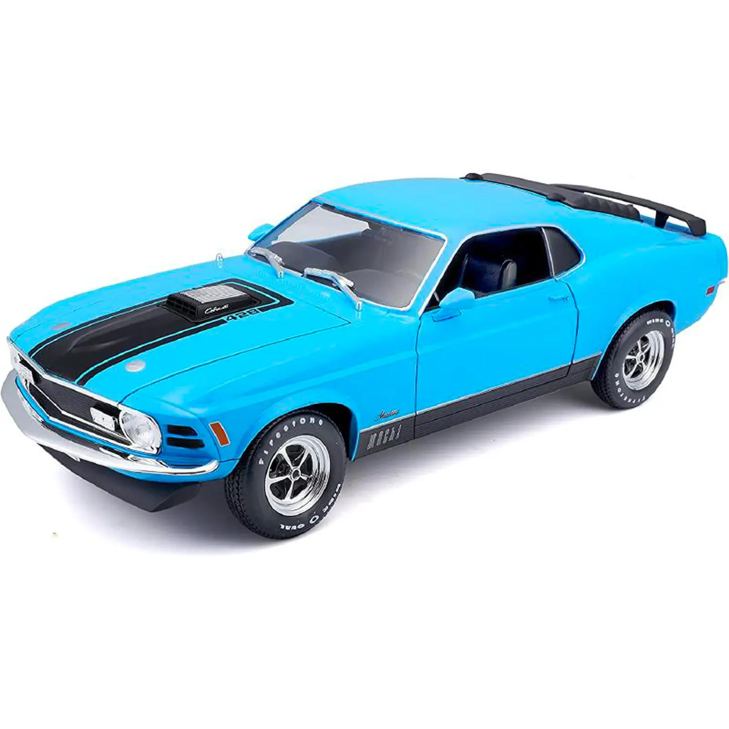 Auto 1:18 Ford Mustang 1970 Mach 1 Blue - modellini