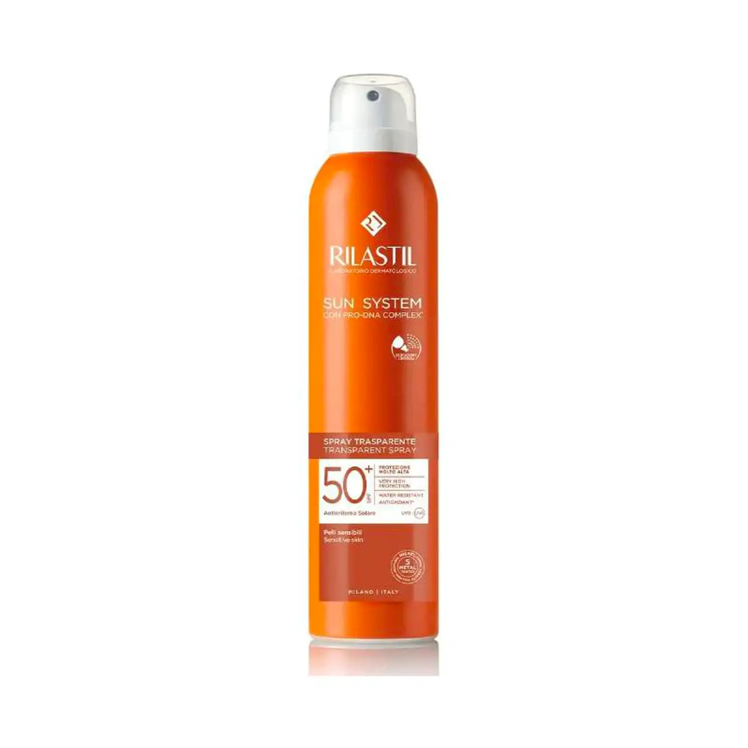 Rilastil Sun System Trasparente Spf50+ 200 ml - creme solari