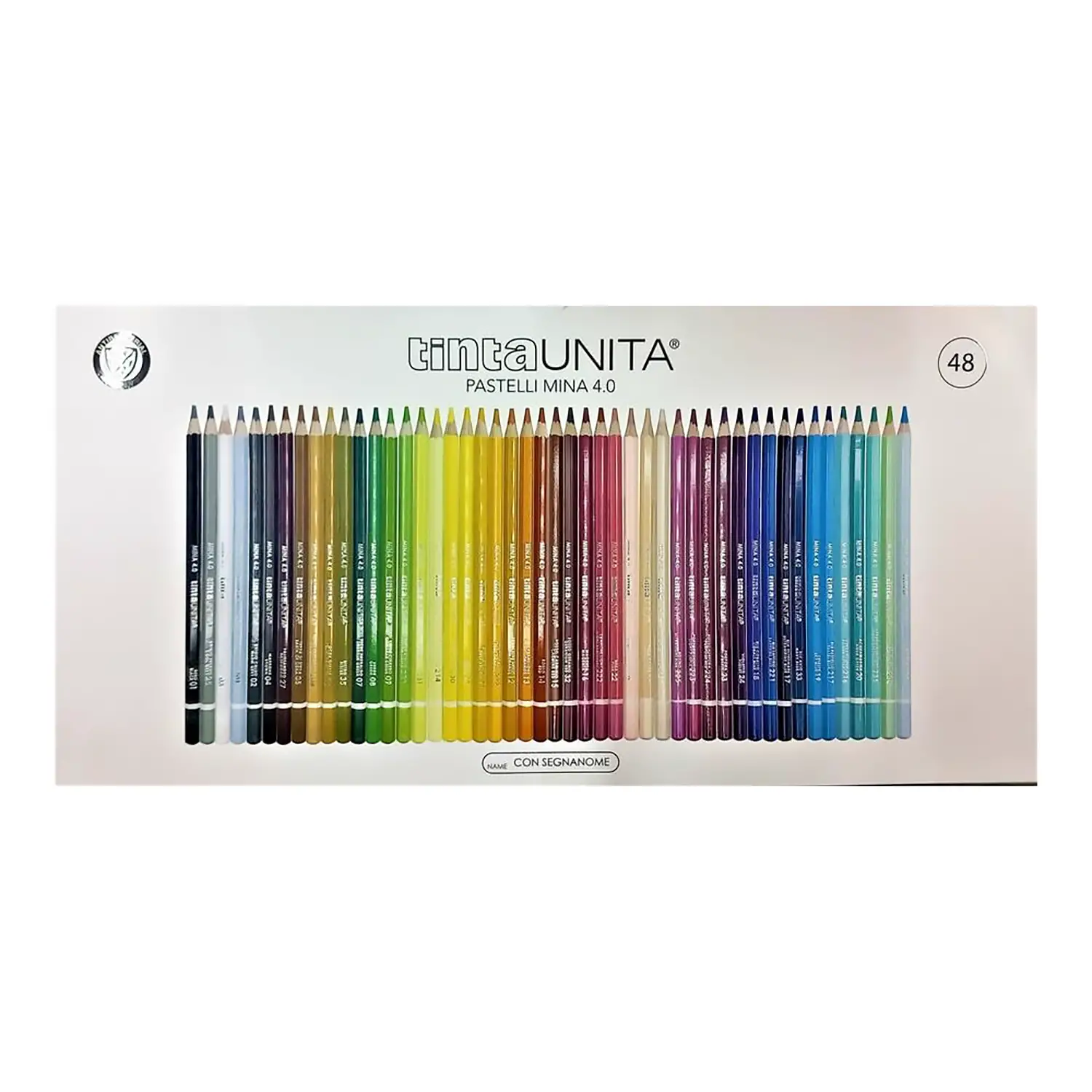 Tinta Unita Skyline – Pastelli Mina 4.0 | Set 48 Colori - Pastelli