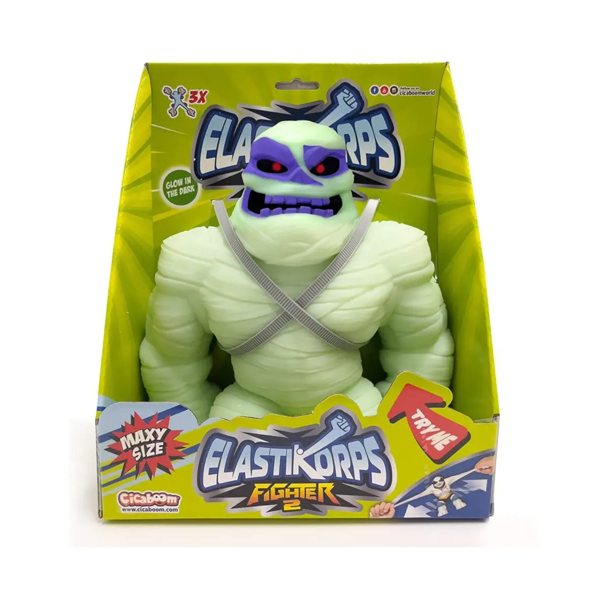 Maxy Papyrus Glow in the Dark Mostro Elastico - action figures ed accessori