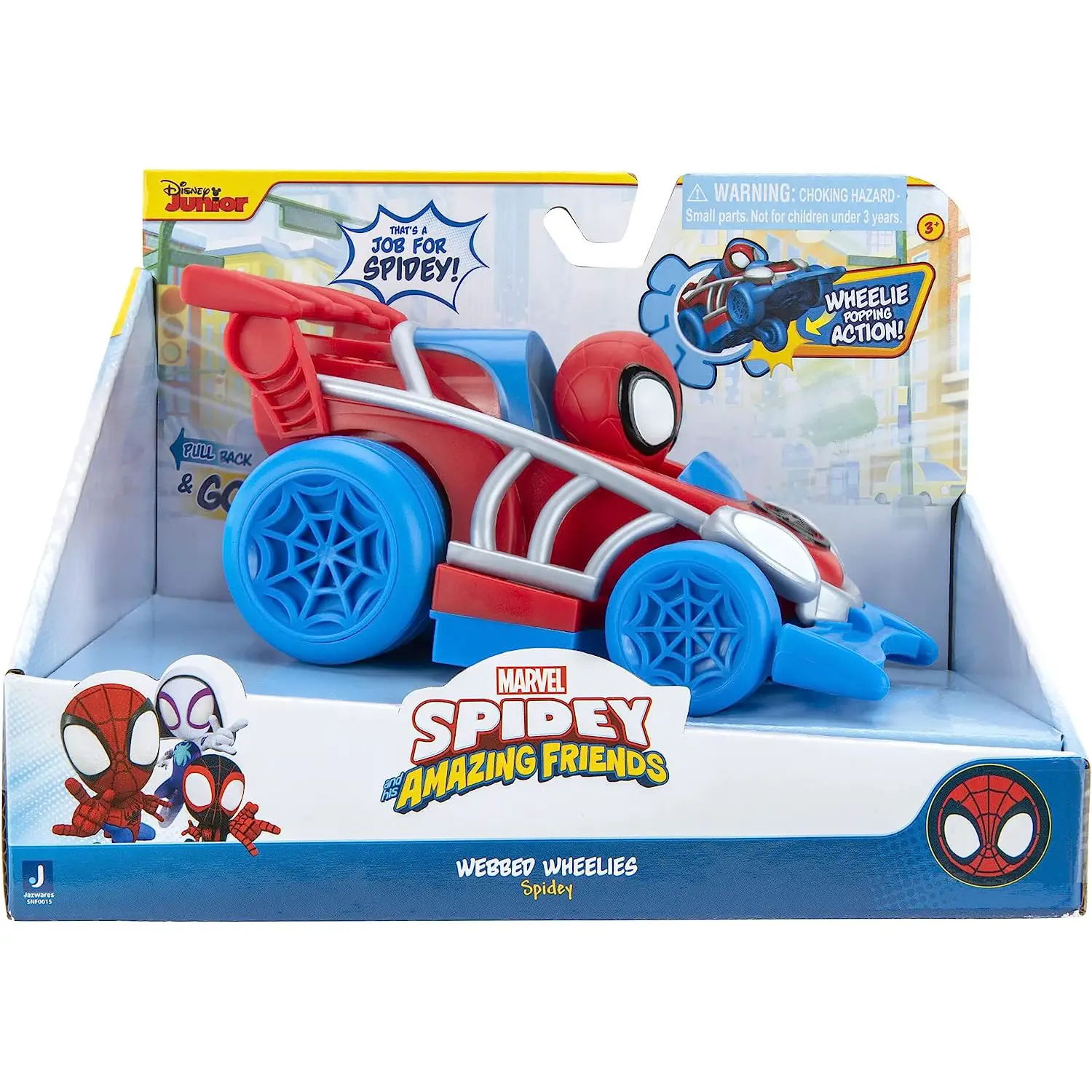 Marvel Spidey e i suoi super amici, Veicolo a retrocarica - action figures ed accessori