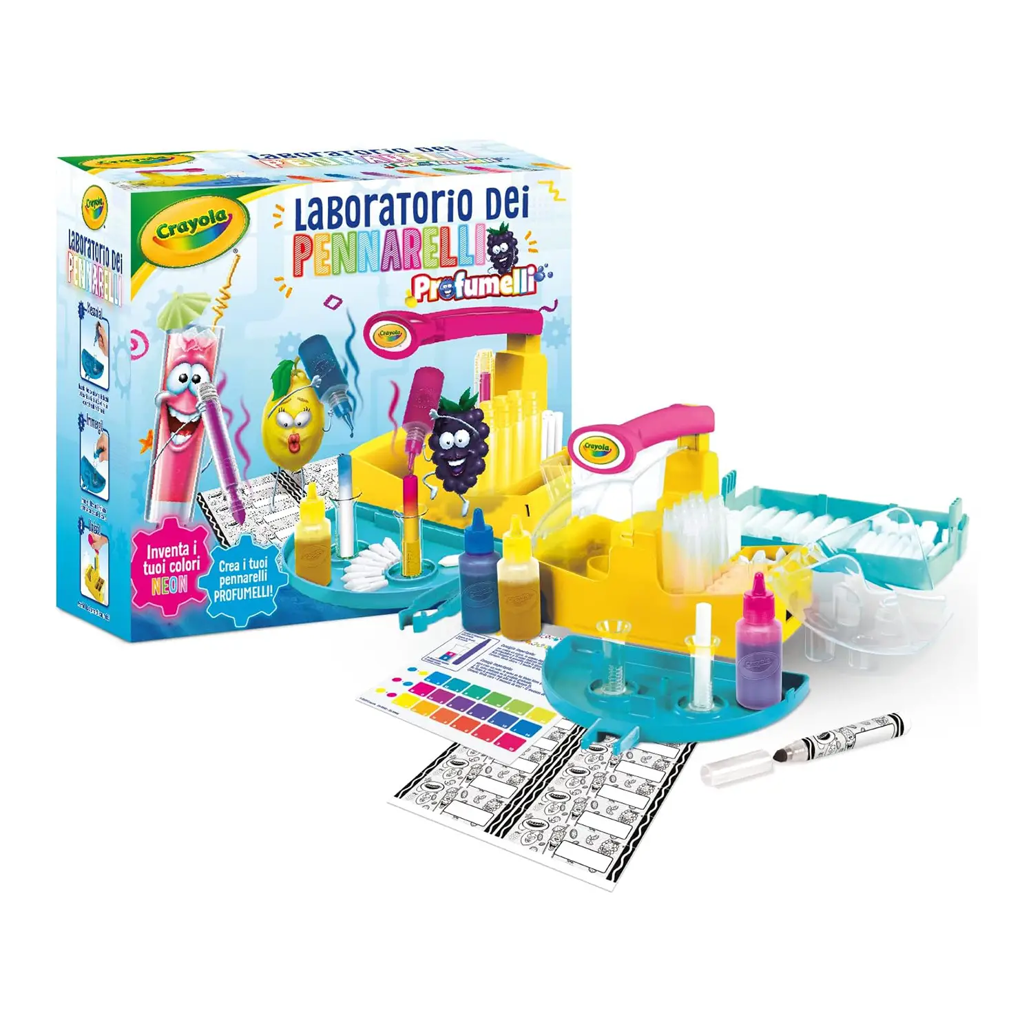 Crayola Laboratorio Pennarelli Profumelli Neon - creatività