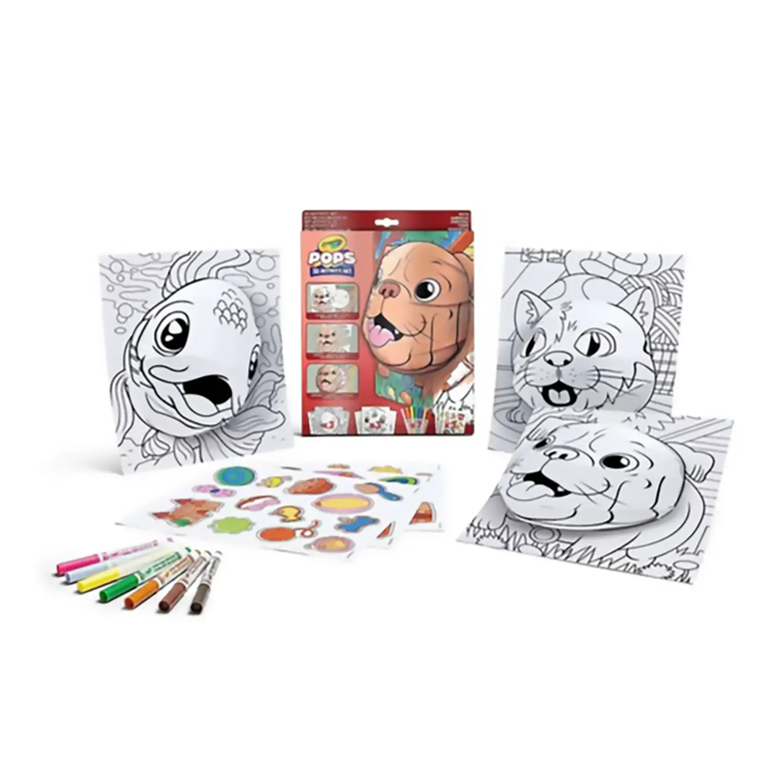 Super Set Pops Pets da Colorare e Costruire - creatività