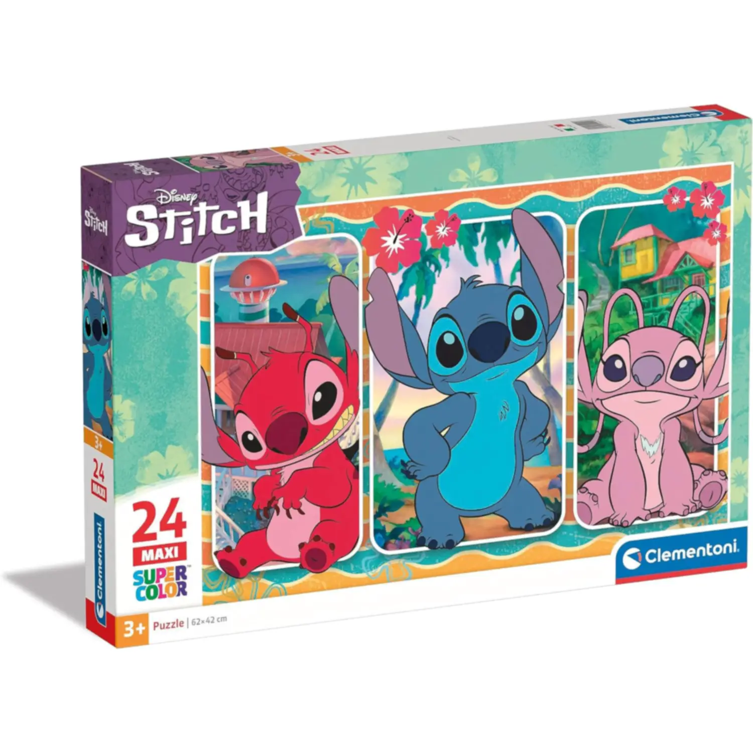 Puzzle 24 Pezzi Maxi Disney Stitch - Puzzle in cartone