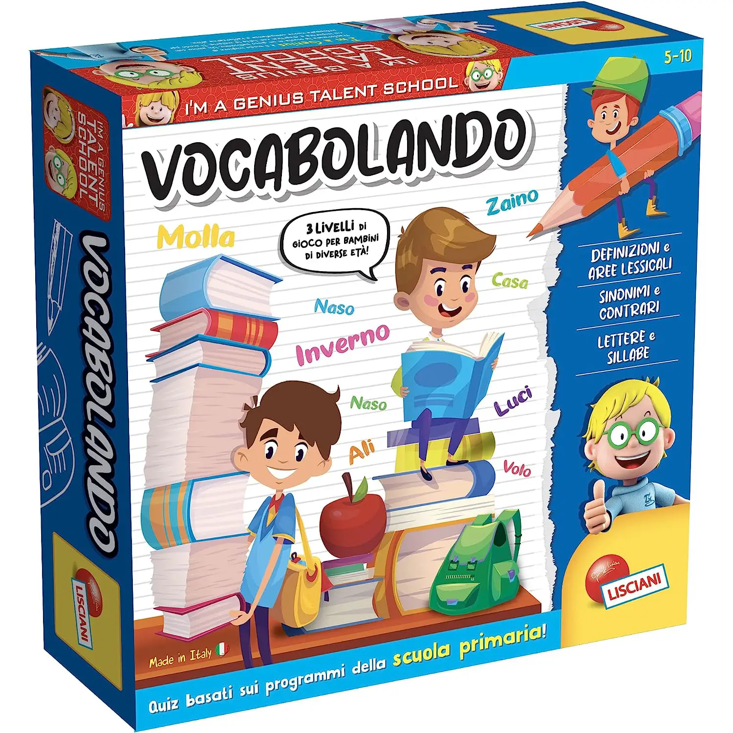 Lisciani I'M A Genius Vocabolando - giochi scientifici