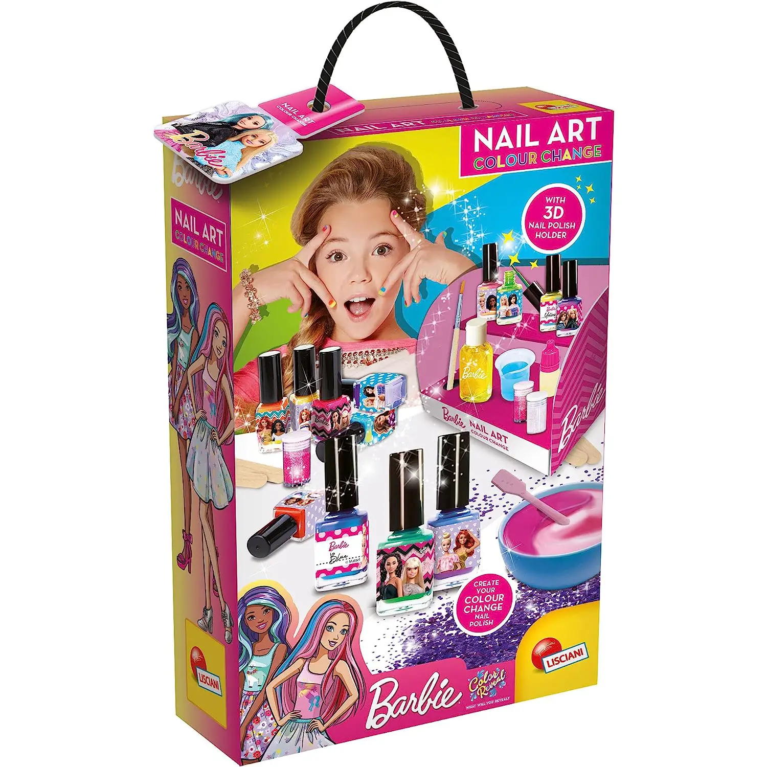 Lisciani Barbie My Nail Art Machine Colour Change - creatività