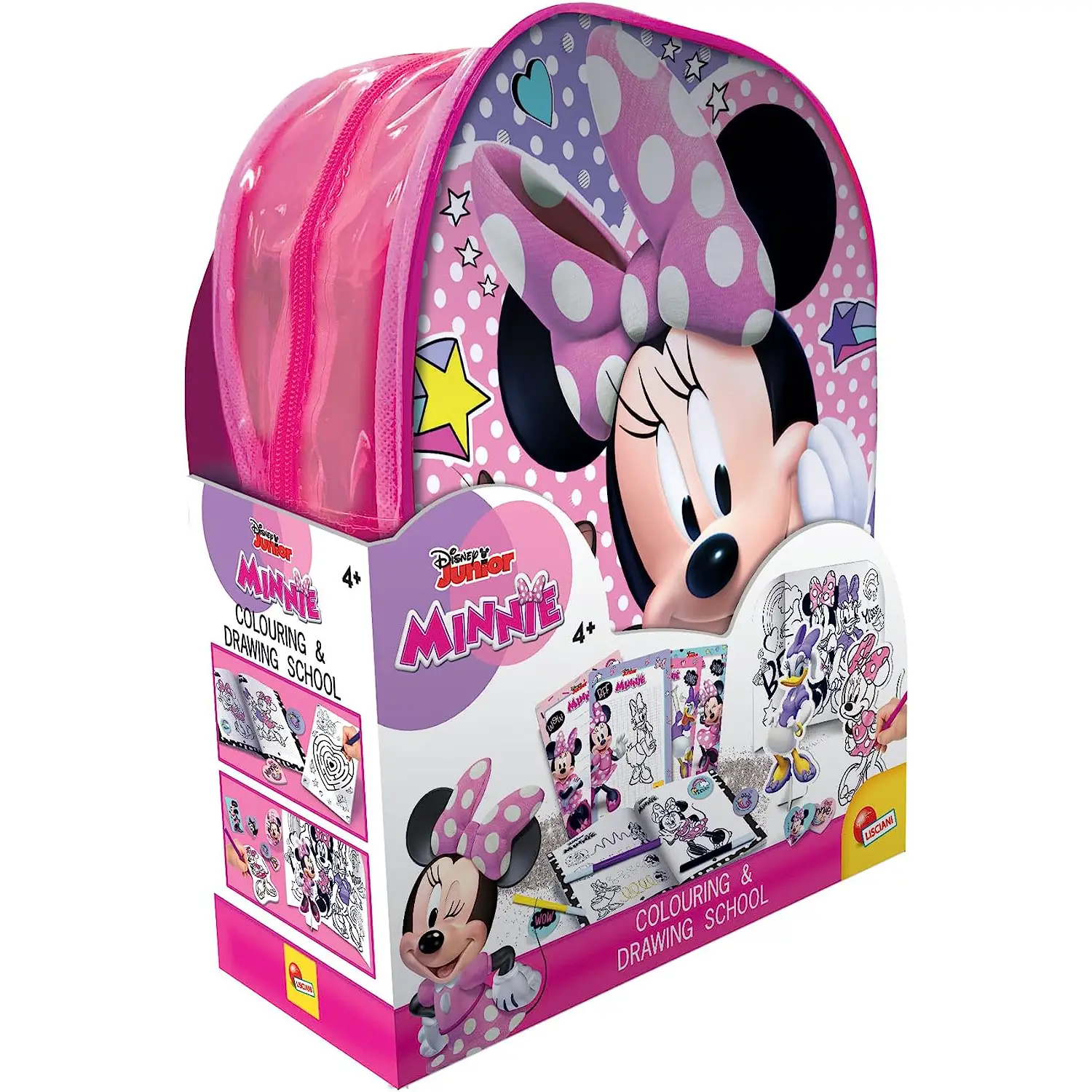 Lisciani Minnie Zainetto Coloring And Drawing School - creatività