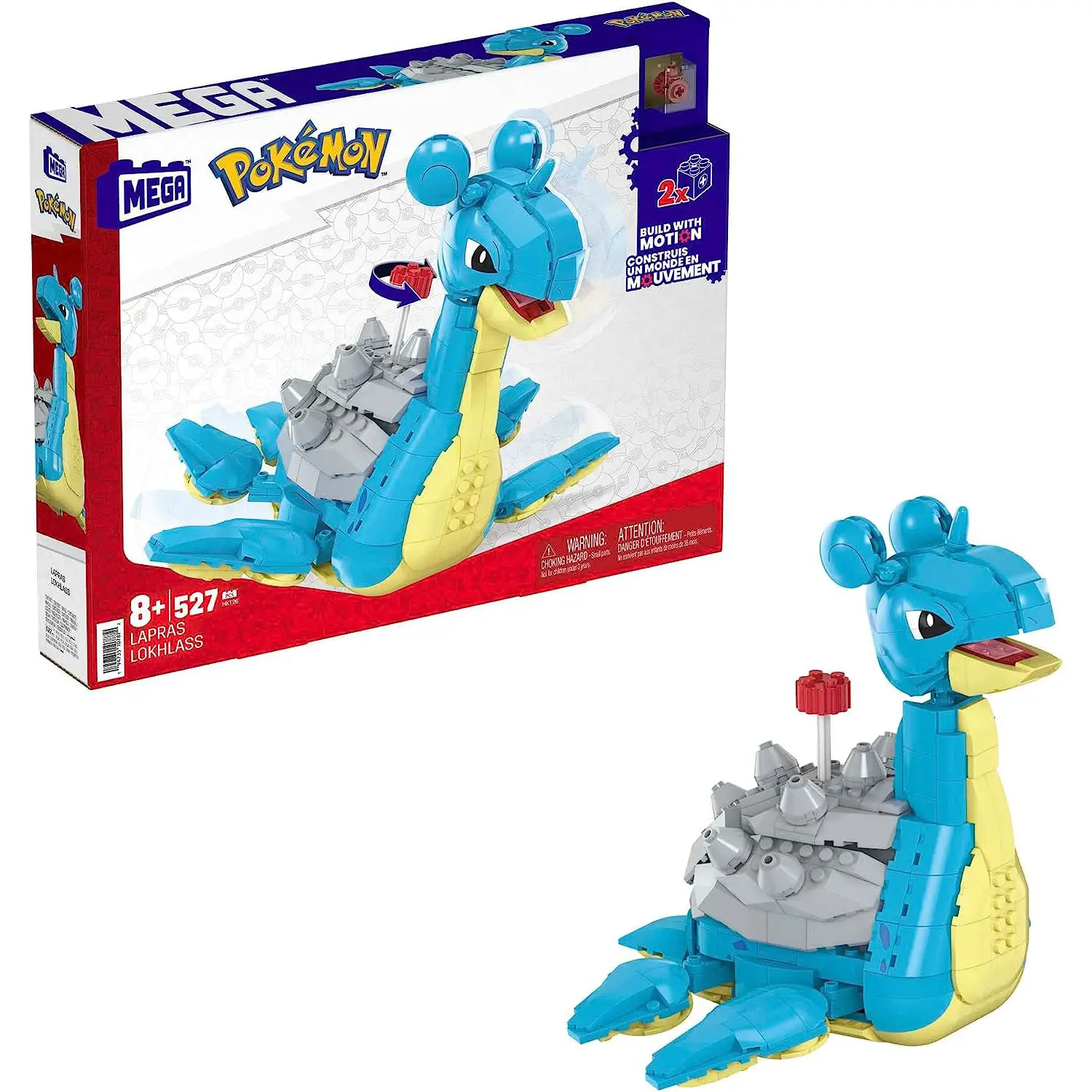 Mega Pokemon Lapras Da Costruire 527 Pezzi Hkt26 - tematiche