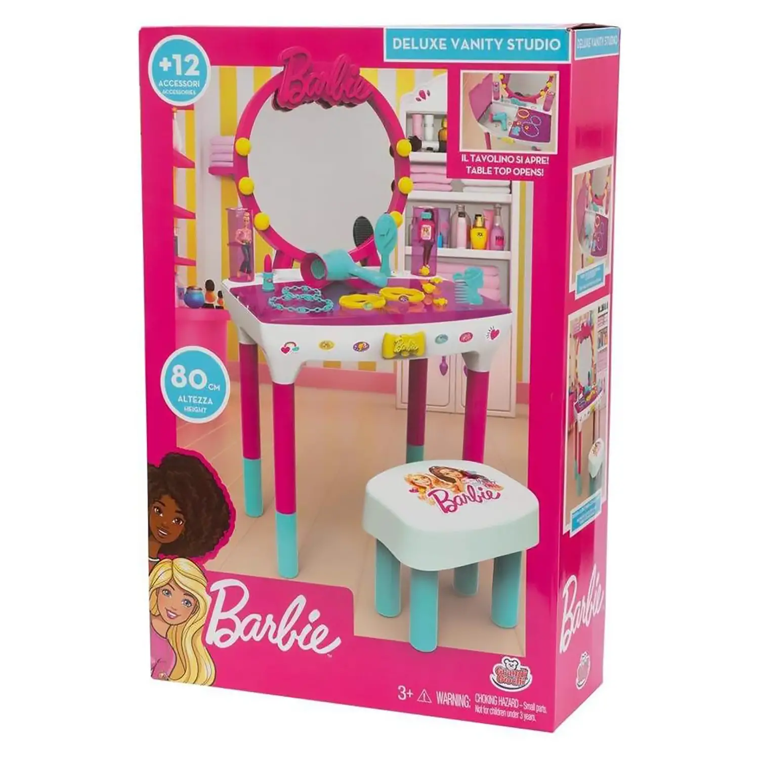 Barbie Deluxe Specchiera Big Vanity - Cucine e gioco simbolico
