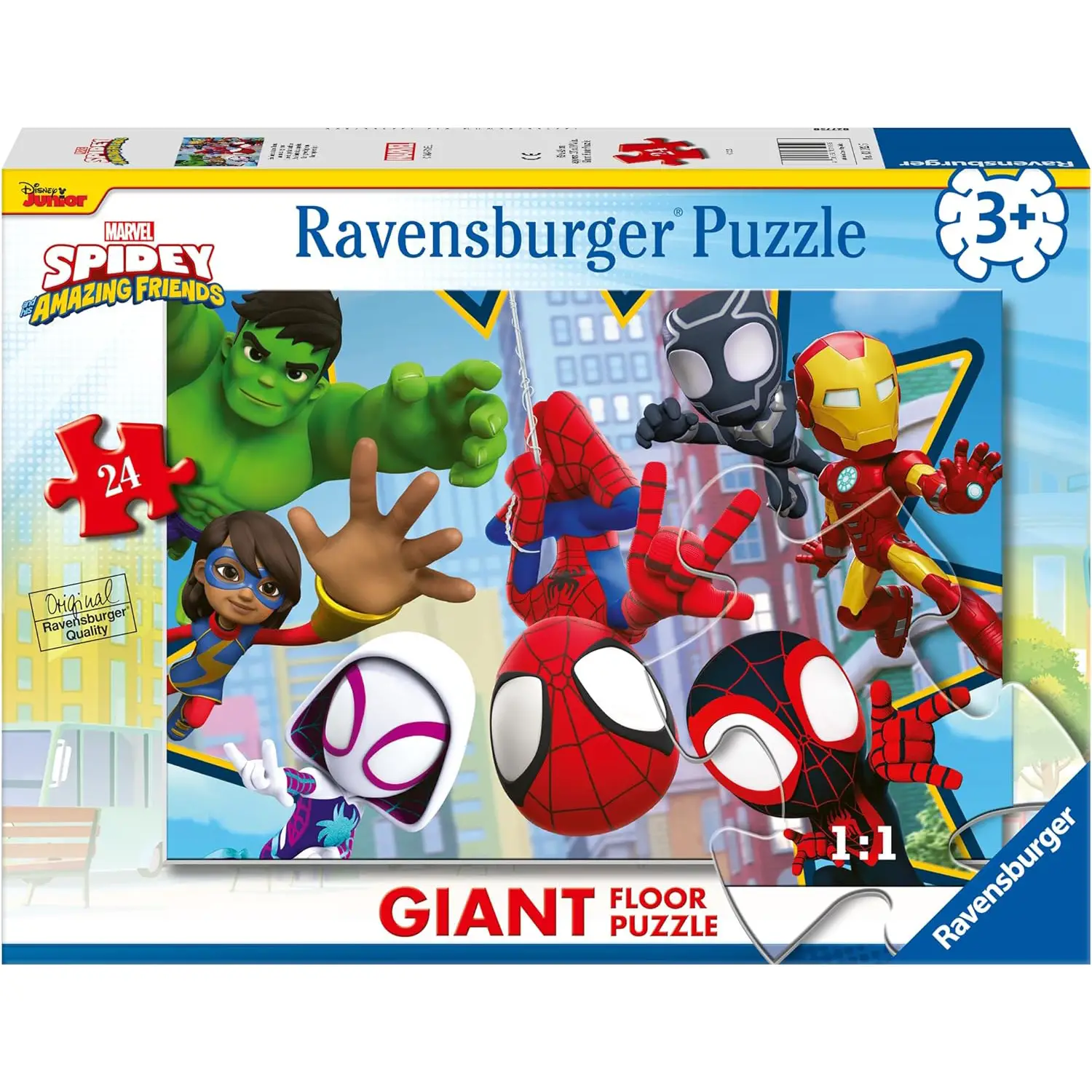Puzzle 24pz Gigant Spidey - Puzzle in cartone