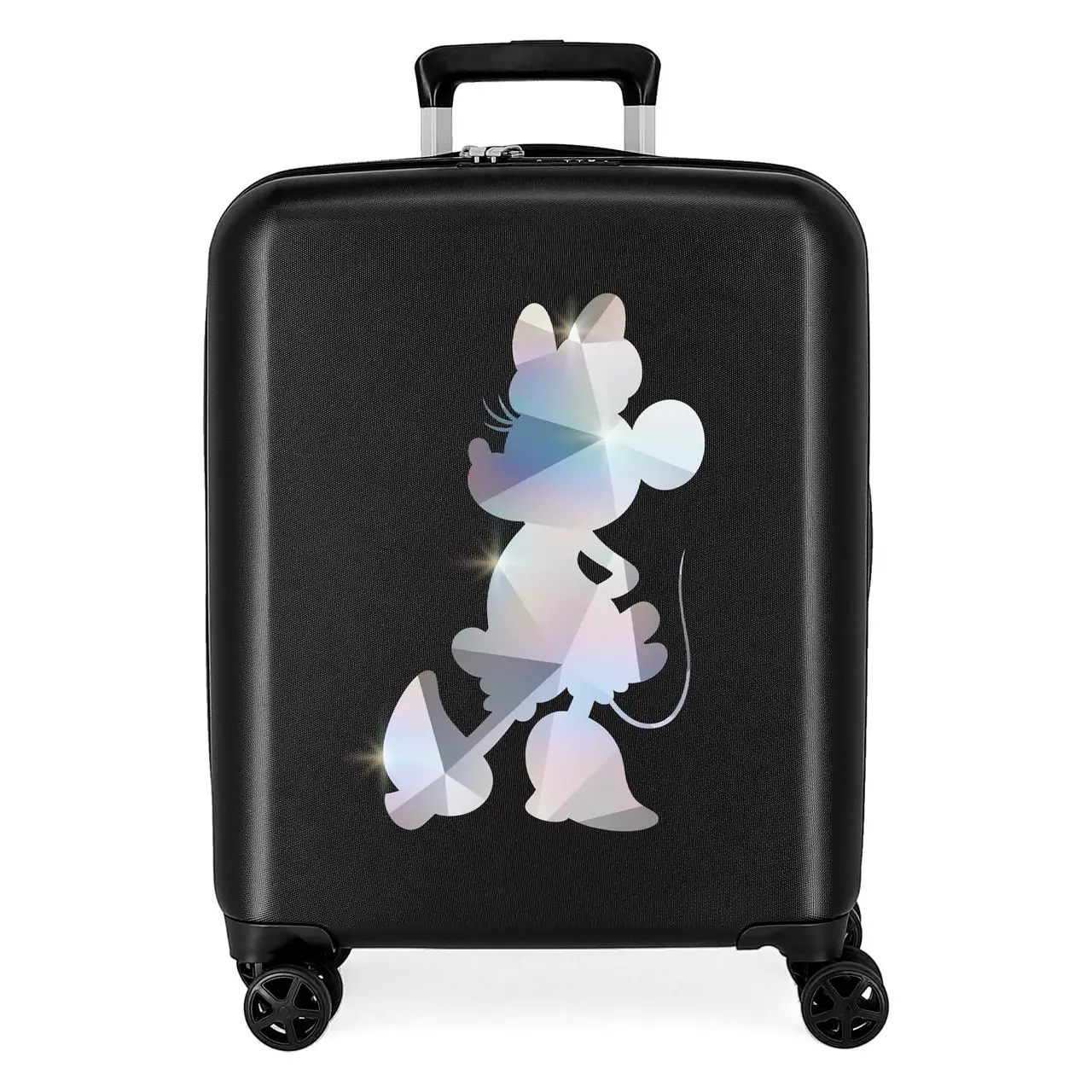 Disney 100 Minnie Silver Trolley ABS 55 cm 4 Ruote - valige e borse da viaggio