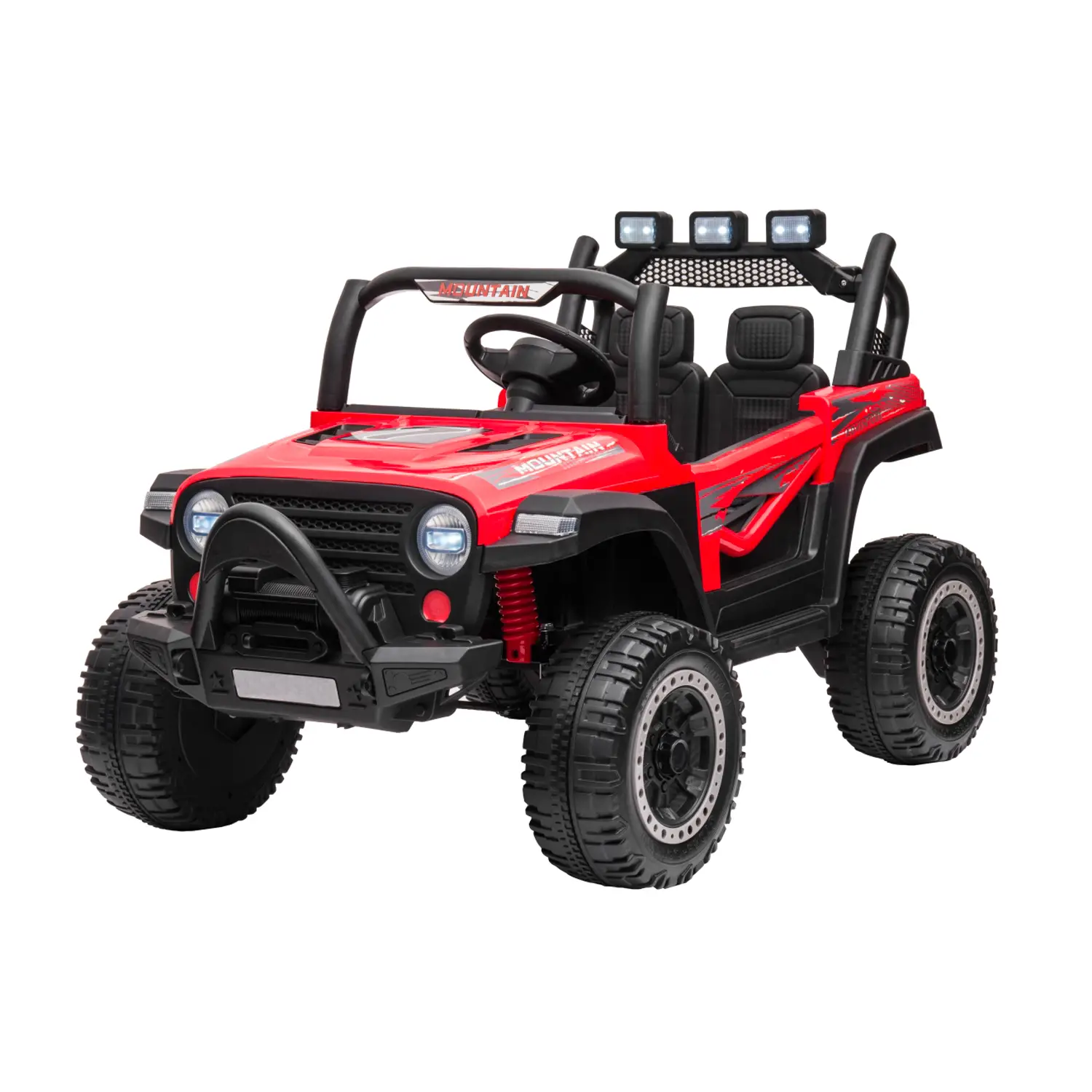 Auto Elettrica Offroad Mountain Rossa - Gioco per Bambini - auto