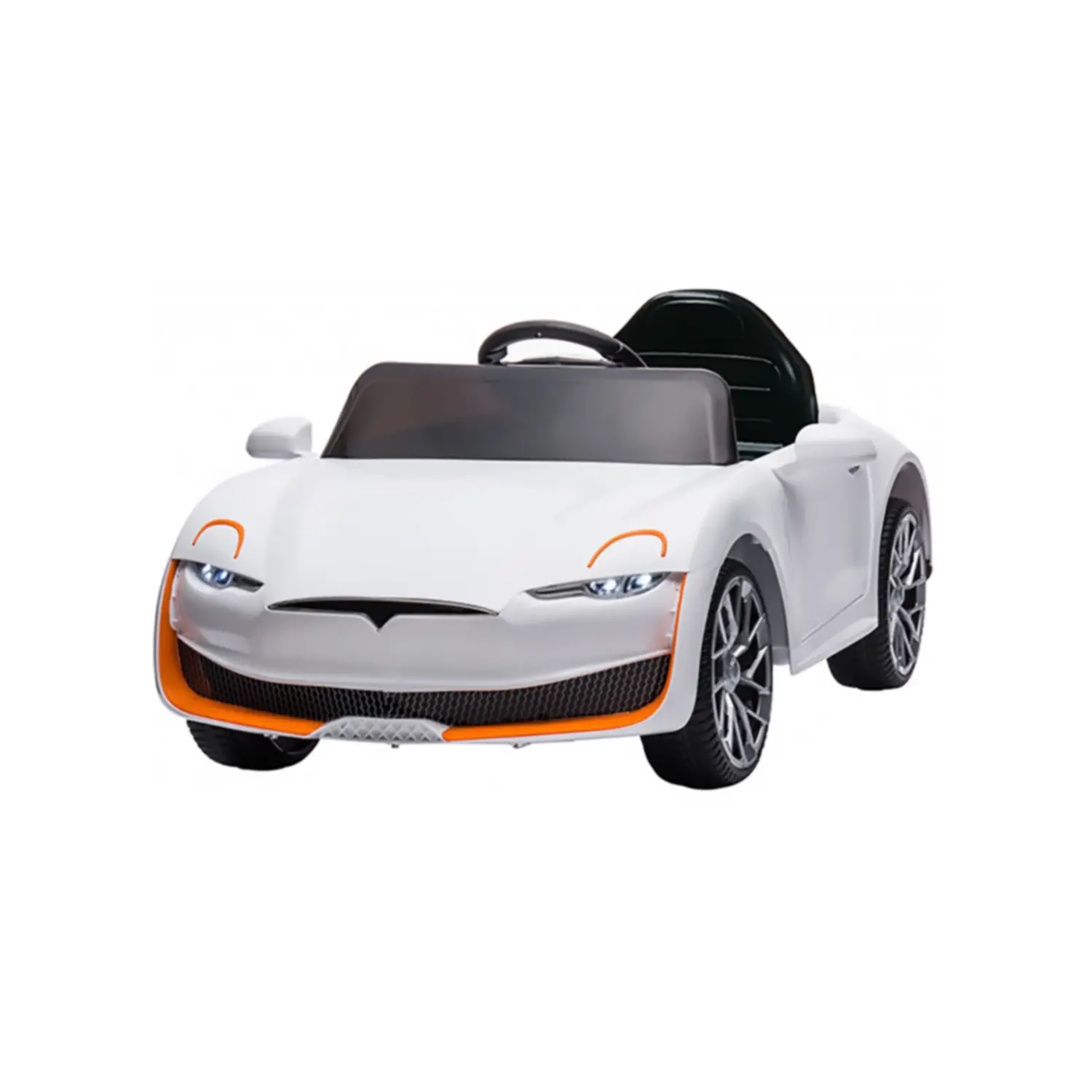 Auto Elettrica per Bambini Supercar Bianca Con radiocomando 2,4Gh - auto
