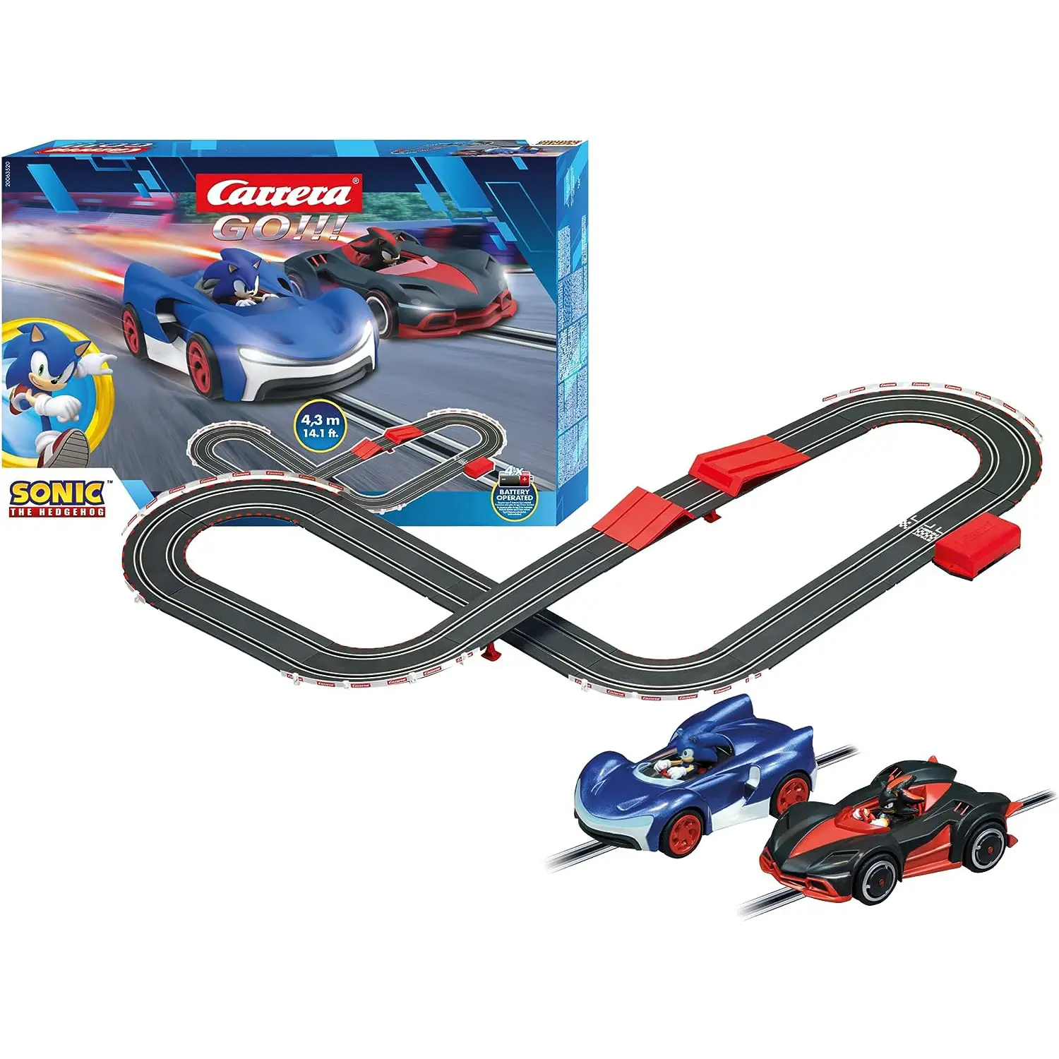 Pista Sonic the Hedgehog Carrera Go! - Veicoli, garage e piste
