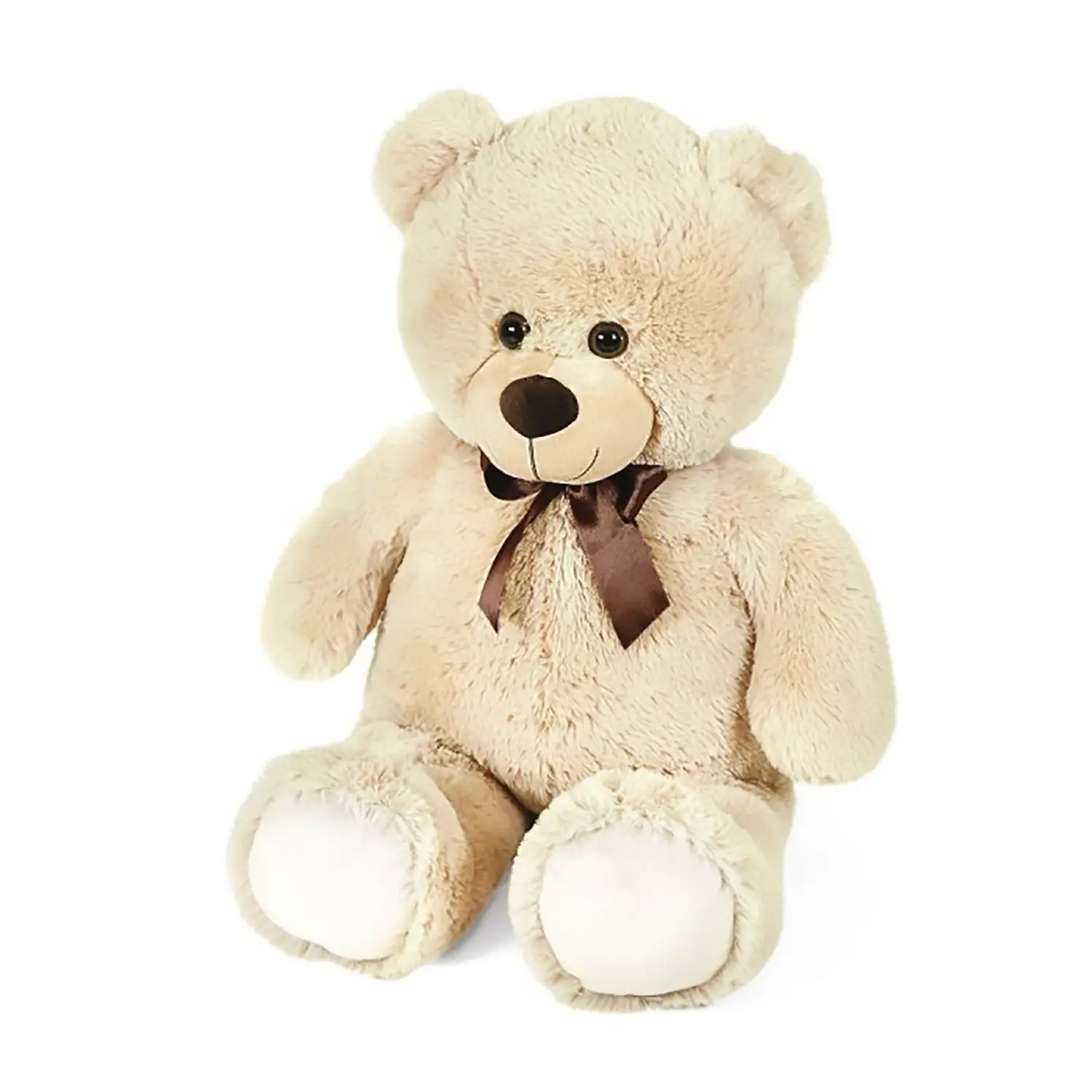 Orso Beige Con Fiocco 80cm - peluches 0/36 mesi