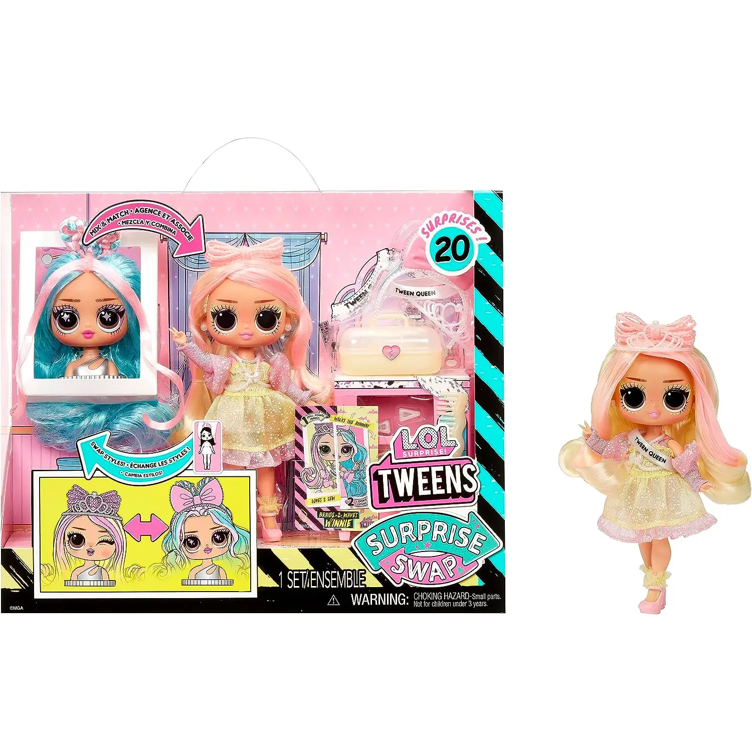 LOL Surprise Tweens Surprise Swap Fashion Bambola Waves Winnie - collezionabili bambina