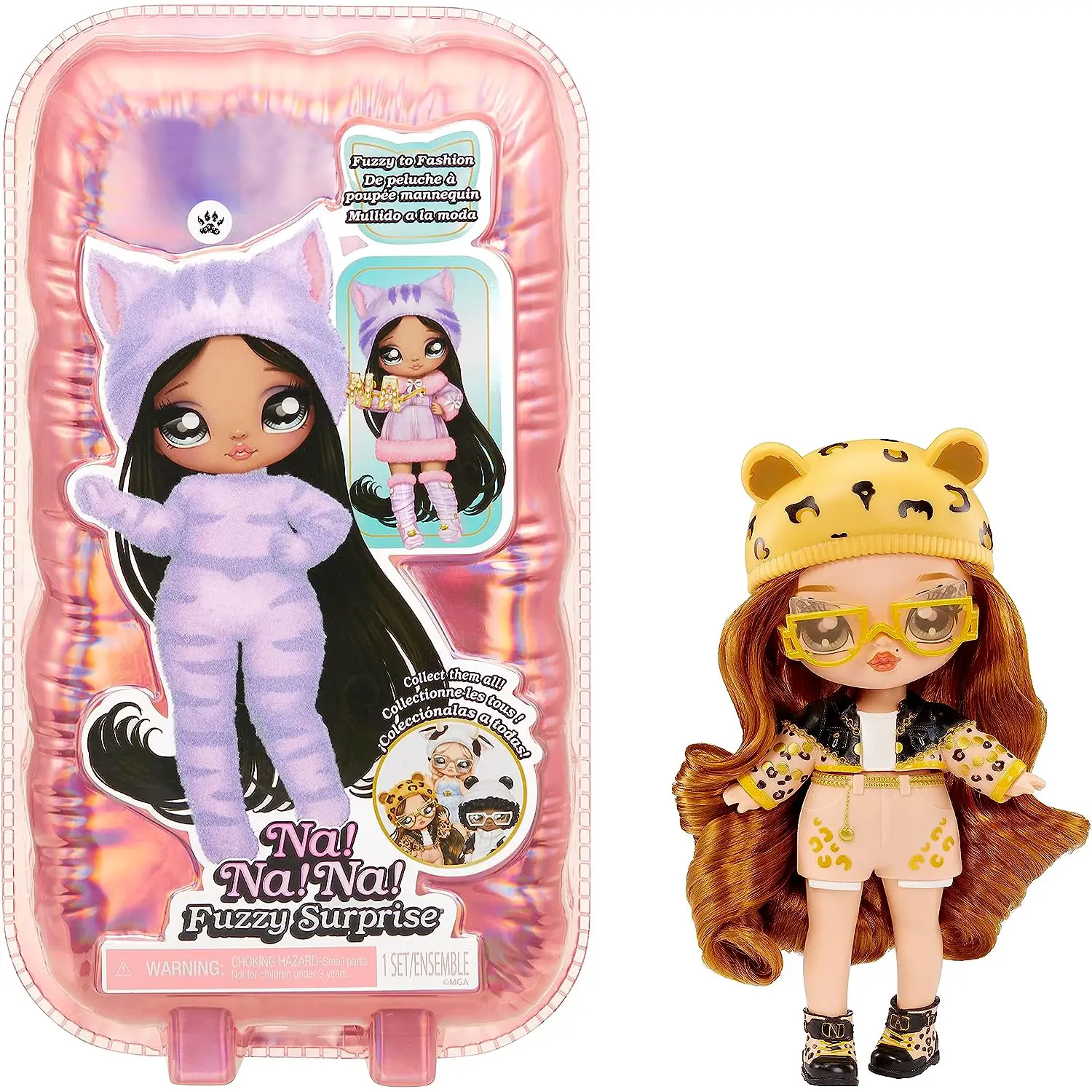 Na! Na! Na! Fuzzy Surprise Jaguar Girl - collezionabili bambina