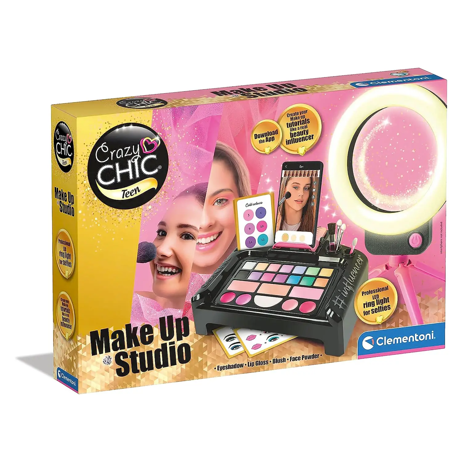 Crazy Chic Make-Up Studio – Set Completo Trucco per Bambine - bellezza e accessori