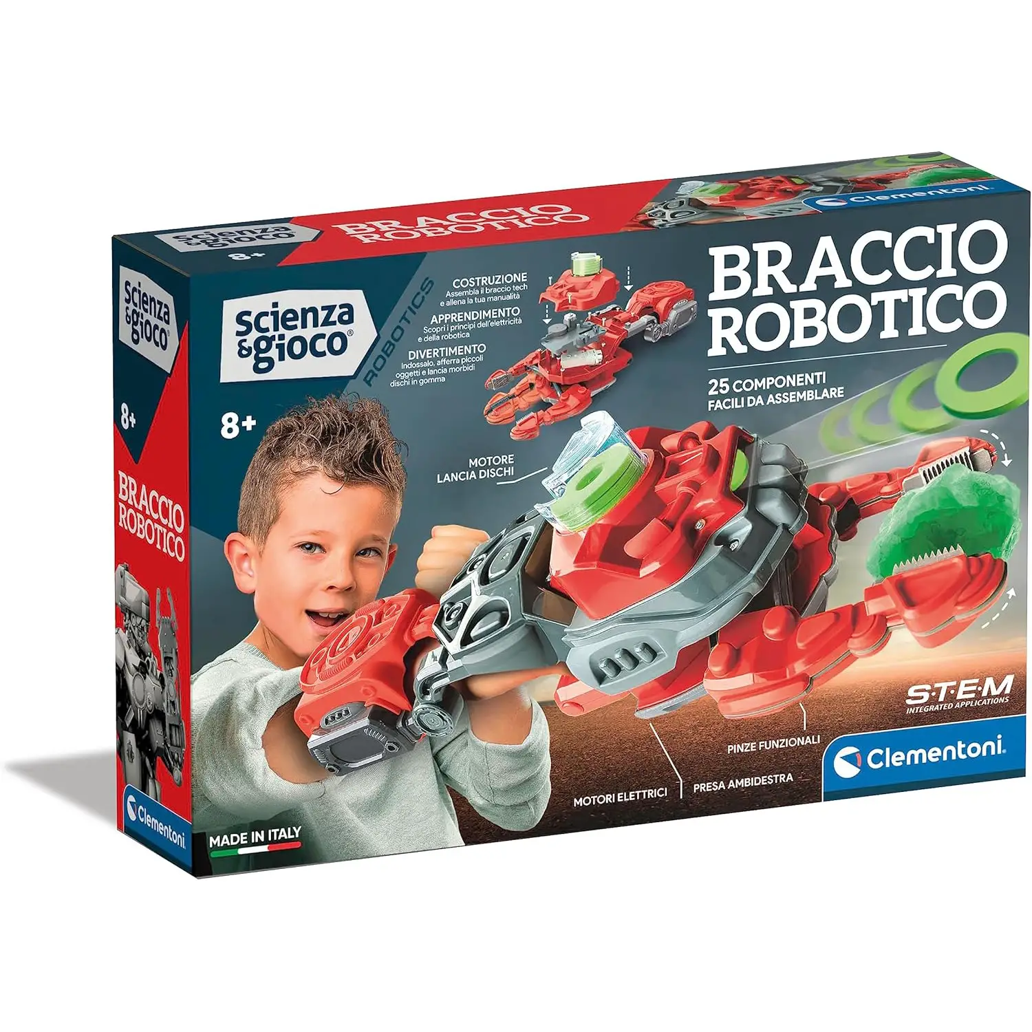 Scienza & Gioco – Braccio Robotico Clementoni – Kit Robotica per Bambini - giochi scientifici