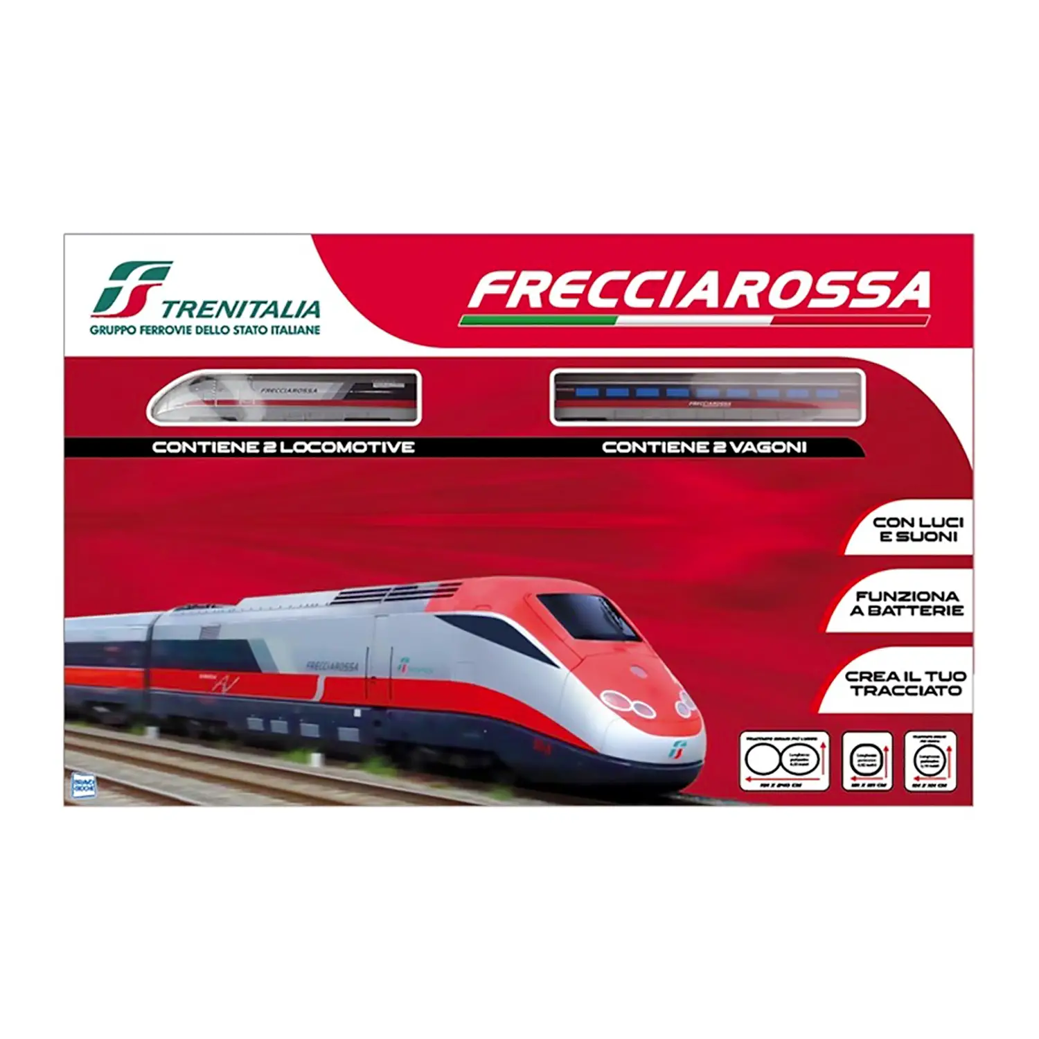 Treno Frecciarossa Etr 500 Grande - Veicoli, garage e piste