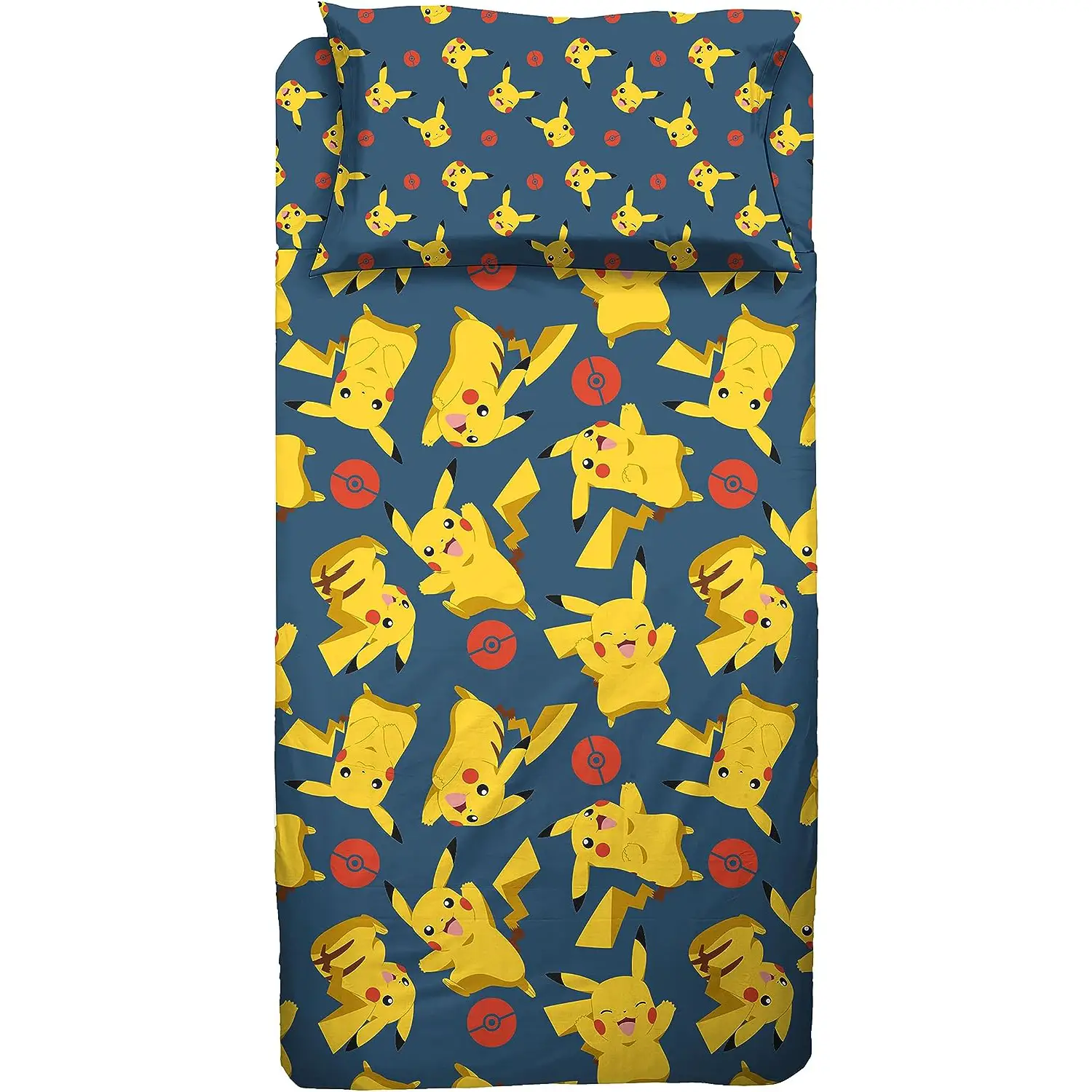 Completo Letto 1 Piazza Pokemon - biancheria casa
