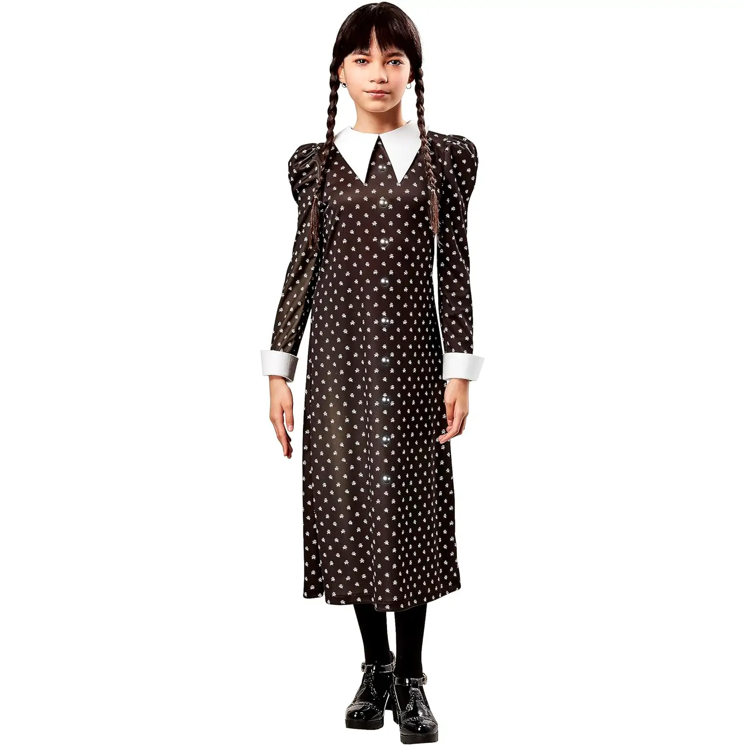 Costume Opp Wednesday Divisa Scolastica Tg. M 9-10Anni - Abiti halloween