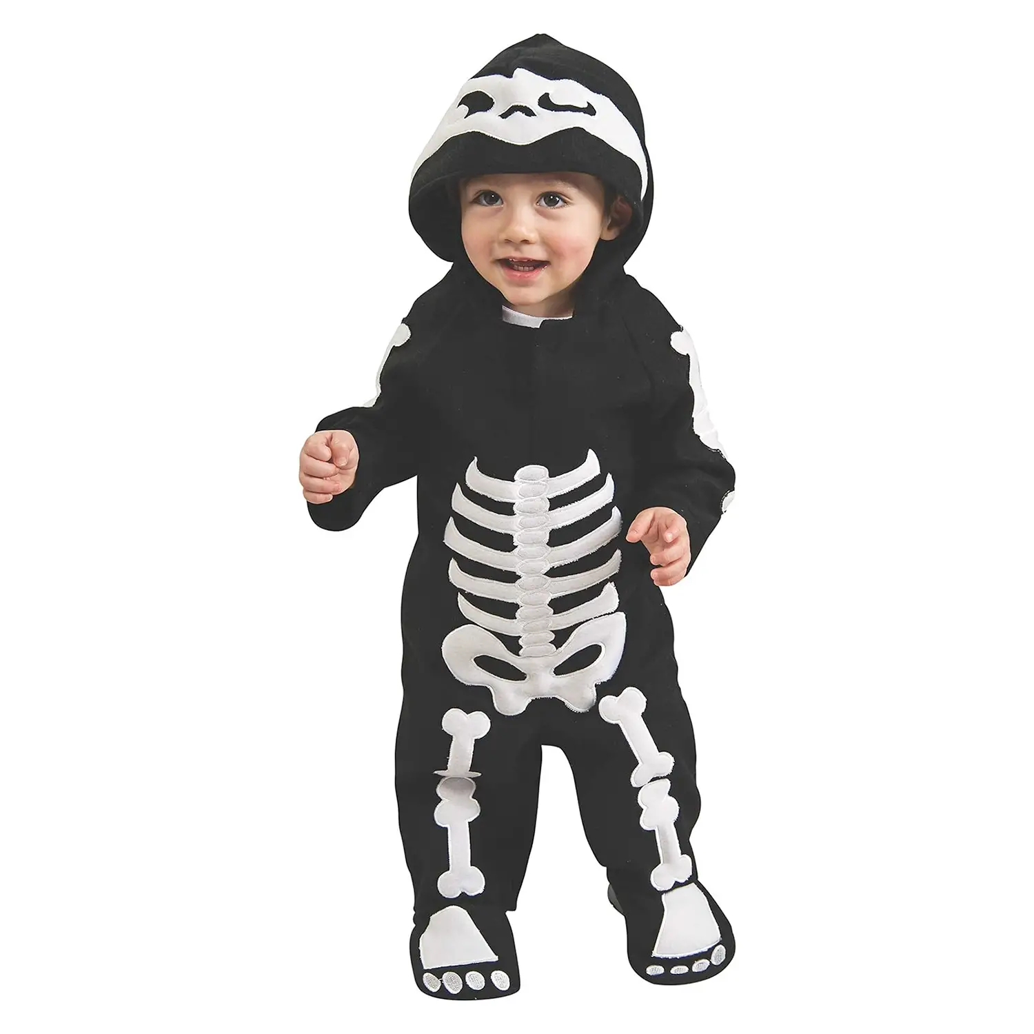Costume Scheletrino - Taglia Toddler - 1/2 anni - Abiti halloween