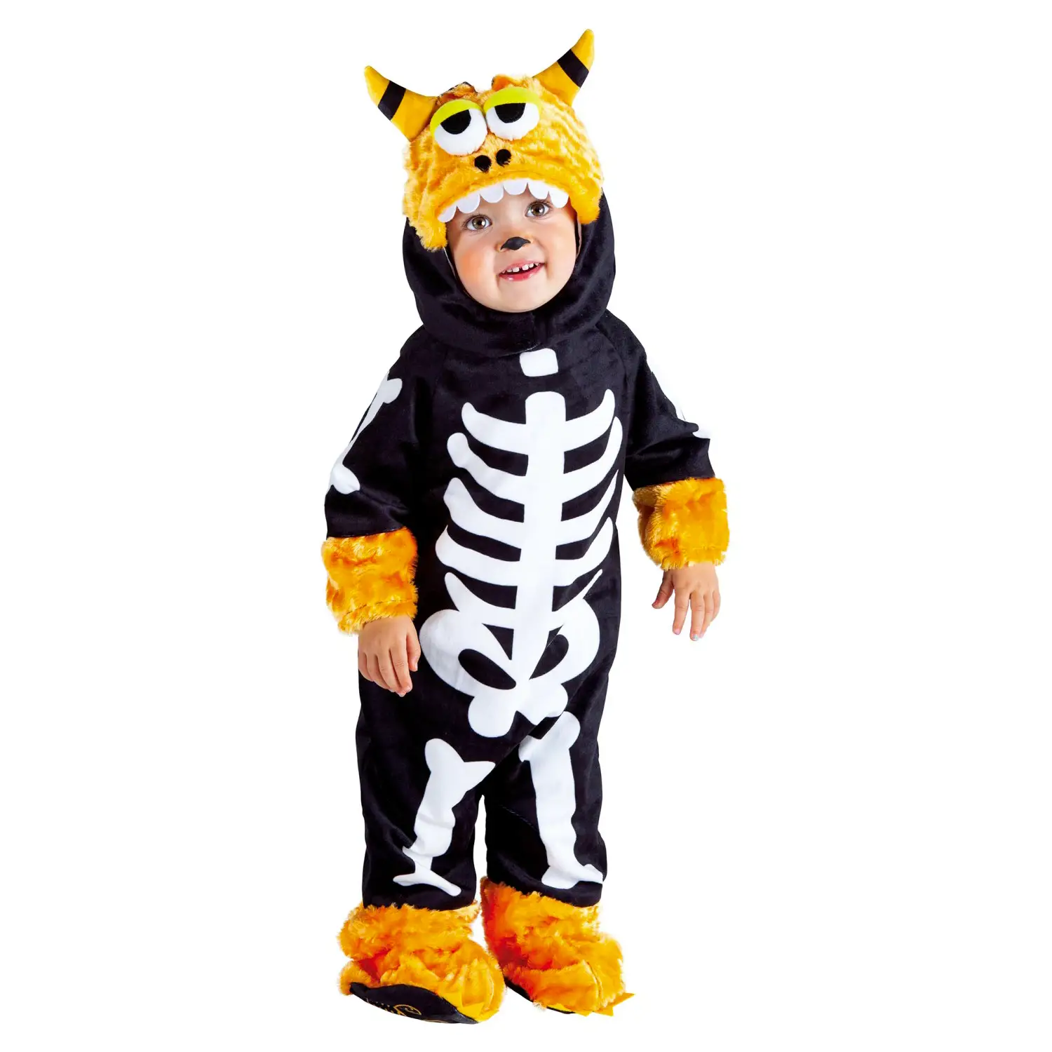 Costume Monster Huesis - Taglia Toddler - 1/2 anni - Abiti halloween
