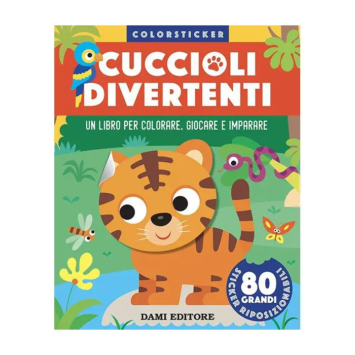 Colorsticker - Cuccioli Divertenti - Prima biblioteca