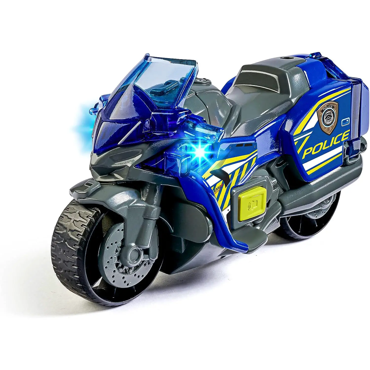 Dickie Toys City Heroes Moto Police cm. 15 con luci e suoni - modellini