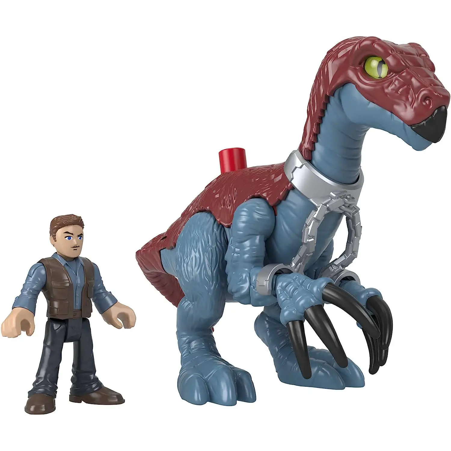 Jurassic World Set Personaggio Con Dinosauro GVV63 - play set