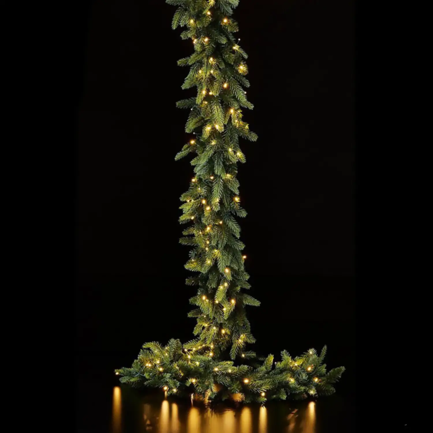 Festone Pino Luxury 270 cm con 170 LED Integrati EDG Natale - luci