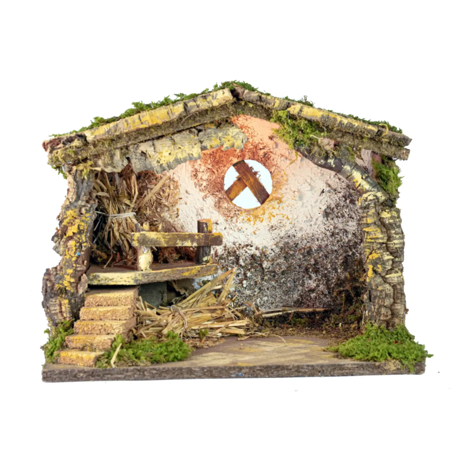 Capanna con Luce 33x18x24 cm - presepi