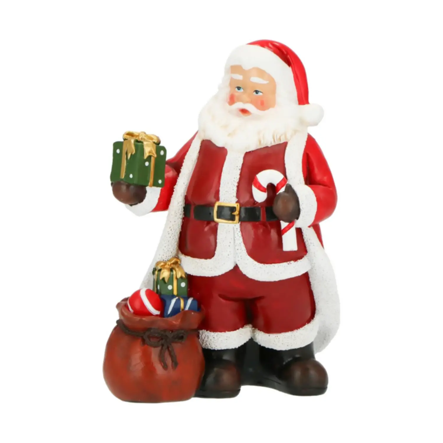 Babbo Natale con Regali: 12x7,5x17 cm, Multicolore - addobbi casa