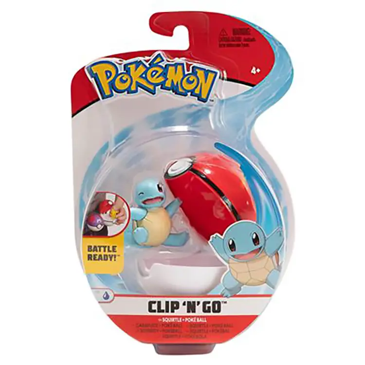 Pokemon Clip N Go: : Bulbasaur #4 & Poké Ball - action figures ed accessori